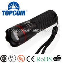 2013 most cheap 3W bicycle lamp spinning zoom dimmer led flashlight TP-1856